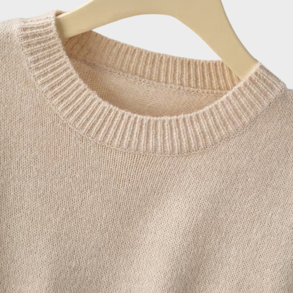 Capa de Punto Asimétrica Oversize | Celeste