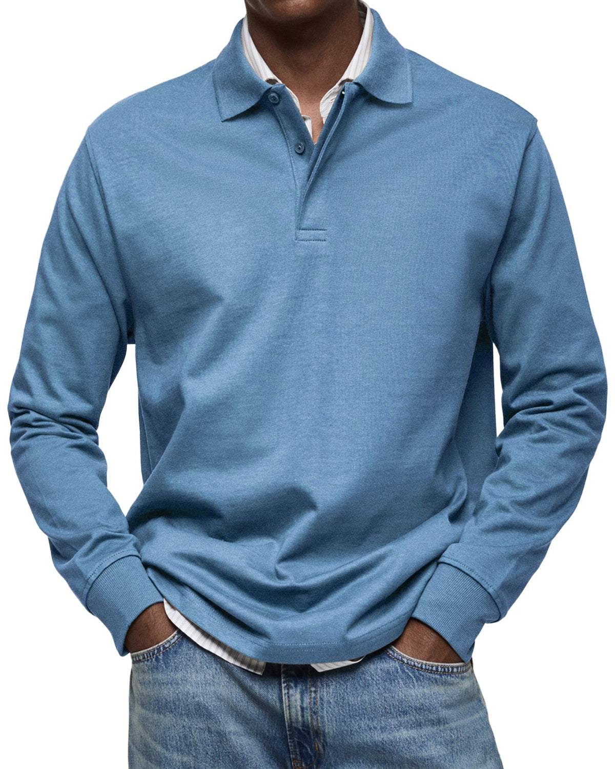 Polo de luxe à manches longues | Charl