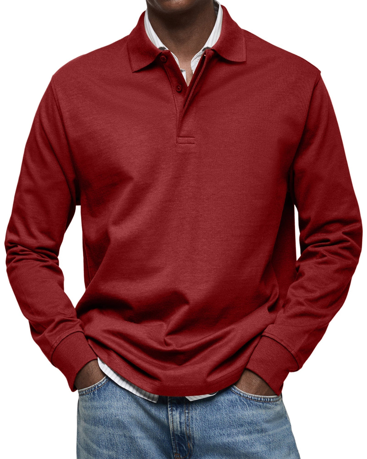 Polo de luxe à manches longues | Charl