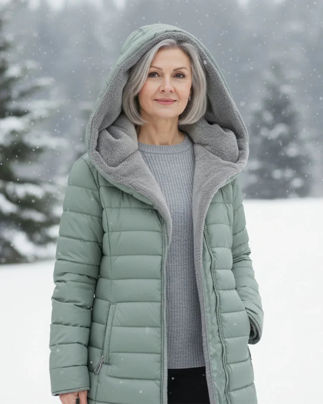 Abrigo Acolchado Mujer Invierno Largo | Olivia™
