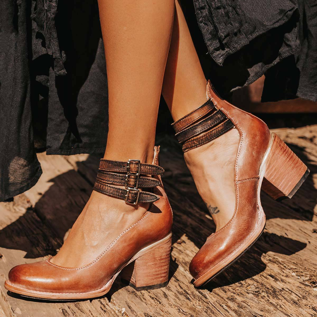 Escarpins en cuir confortables | Mirella