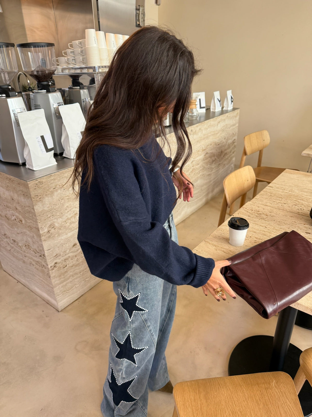 Vaqueros Denim con Estrellas Mujer | Star