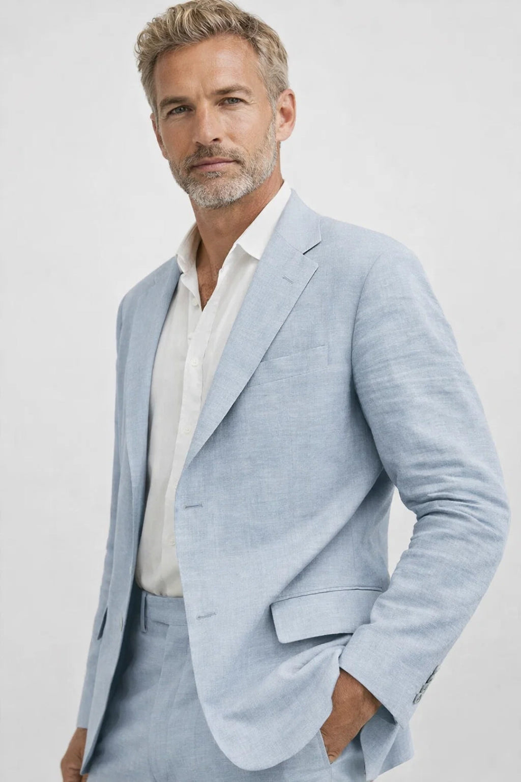 Traje Dos Piezas Blazer y Pantalón Hombre | Luna Cruz