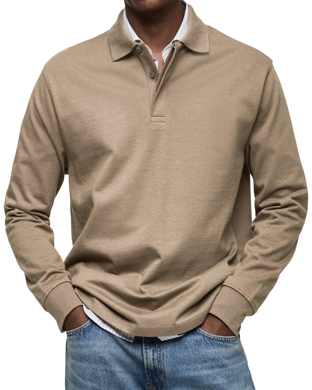 Polo de luxe à manches longues | Charl