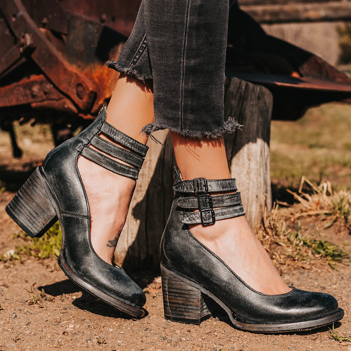 Escarpins en cuir confortables | Mirella
