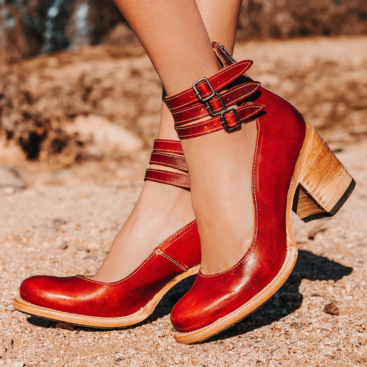 Escarpins en cuir confortables | Mirella