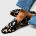 Mocasines Estampado Leopardo Mujer | Léonie