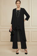 Ensemble 3 Pièces Cardigan T-shirt et Pantalon Femme | ELVY
