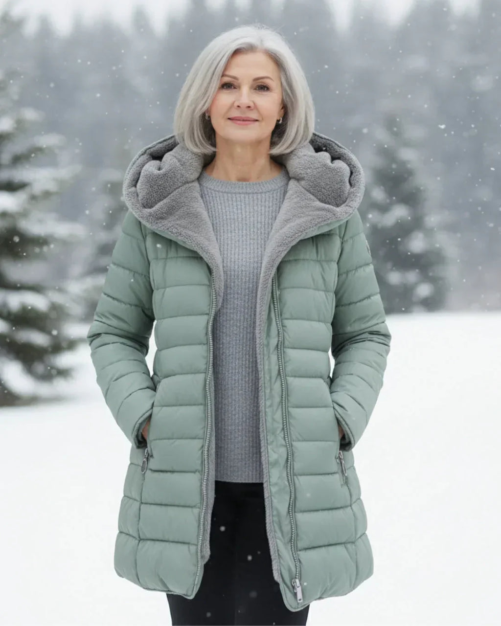 Abrigo Acolchado Mujer Invierno Largo | Olivia™