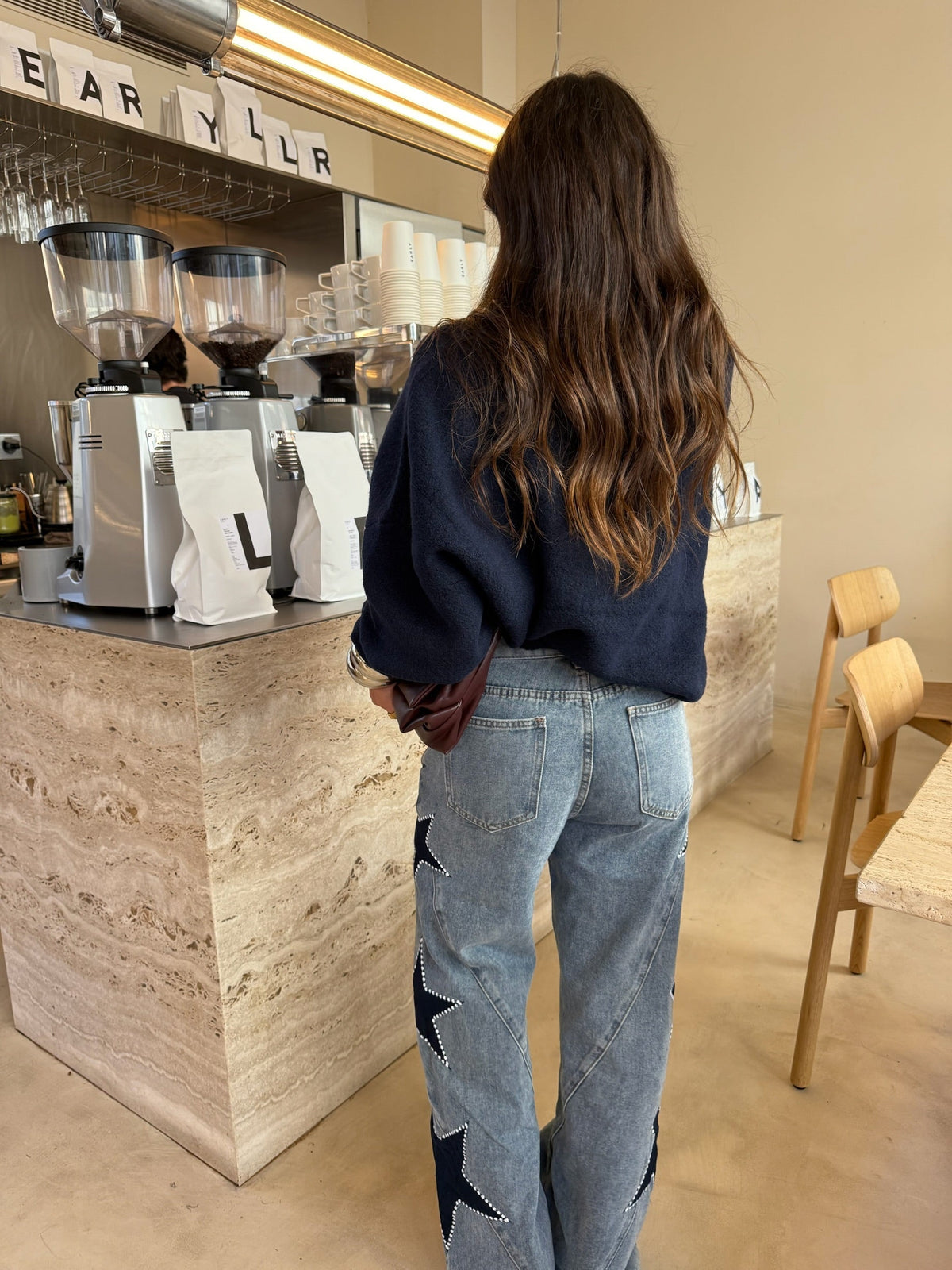 Vaqueros Denim con Estrellas Mujer | Star