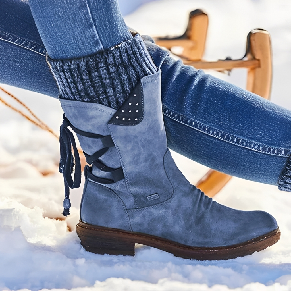 Botas Cálidas Invierno Forro Interior Mujer | Iris