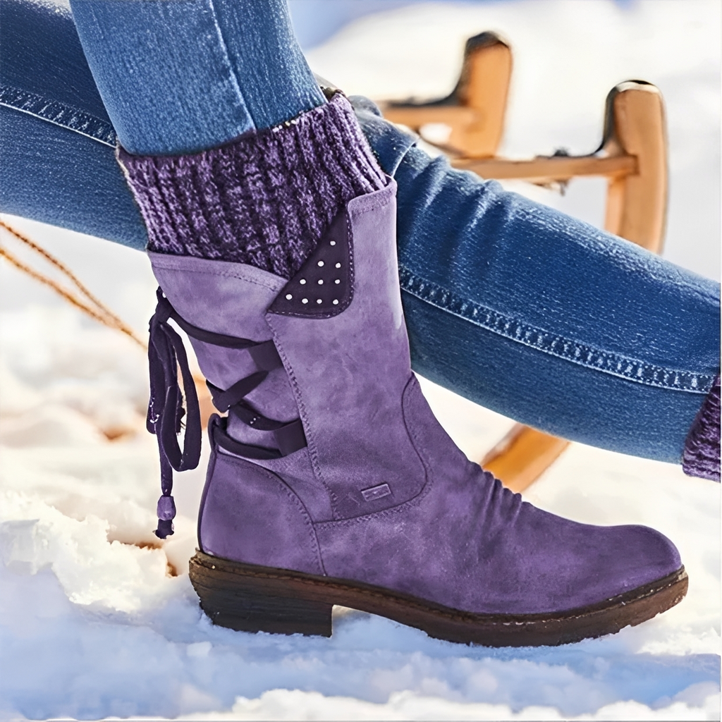 Botas Cálidas Invierno Forro Interior Mujer | Iris