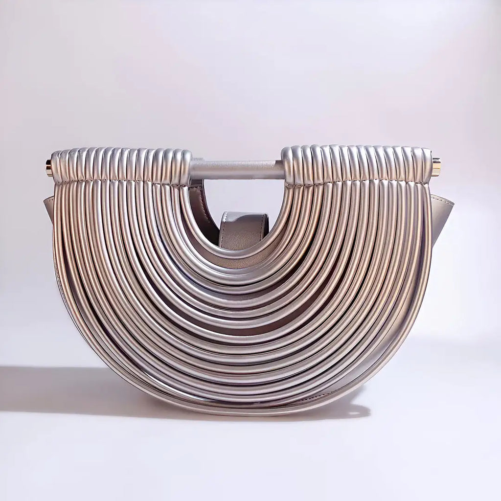 Acevedo | Sac de Fête Demi-Lune à Barrettes | Acevedo