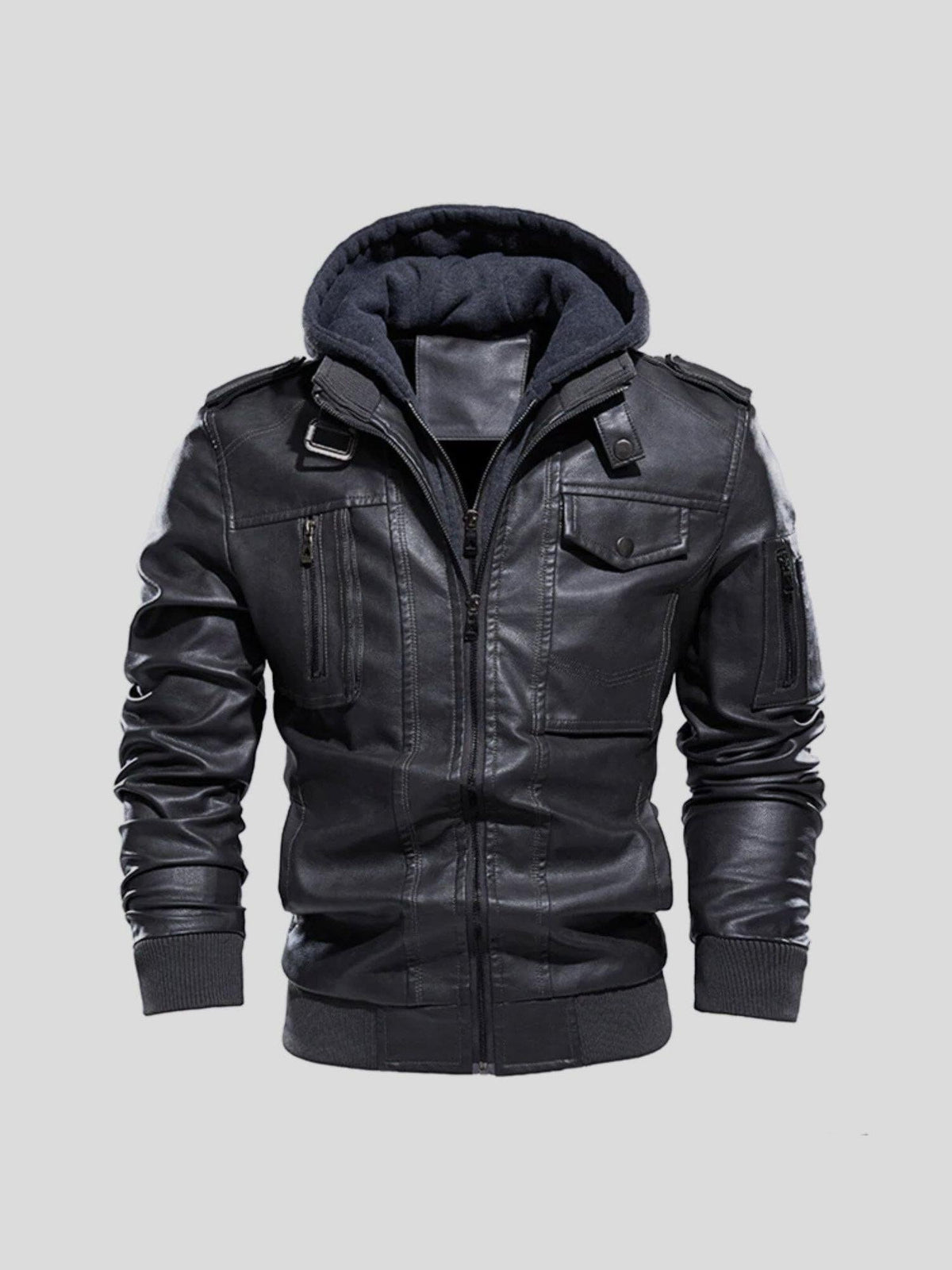 Veste Légère en Cuir Homme Élégante Mi-saison | Anders™