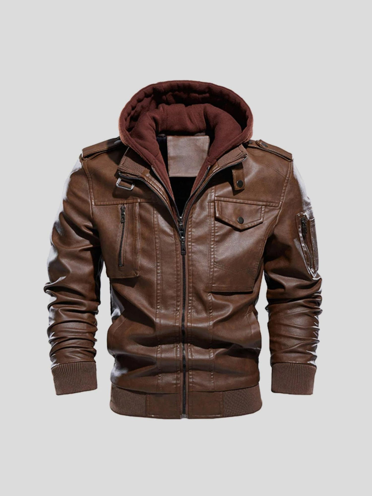Veste Légère en Cuir Homme Élégante Mi-saison | Anders™