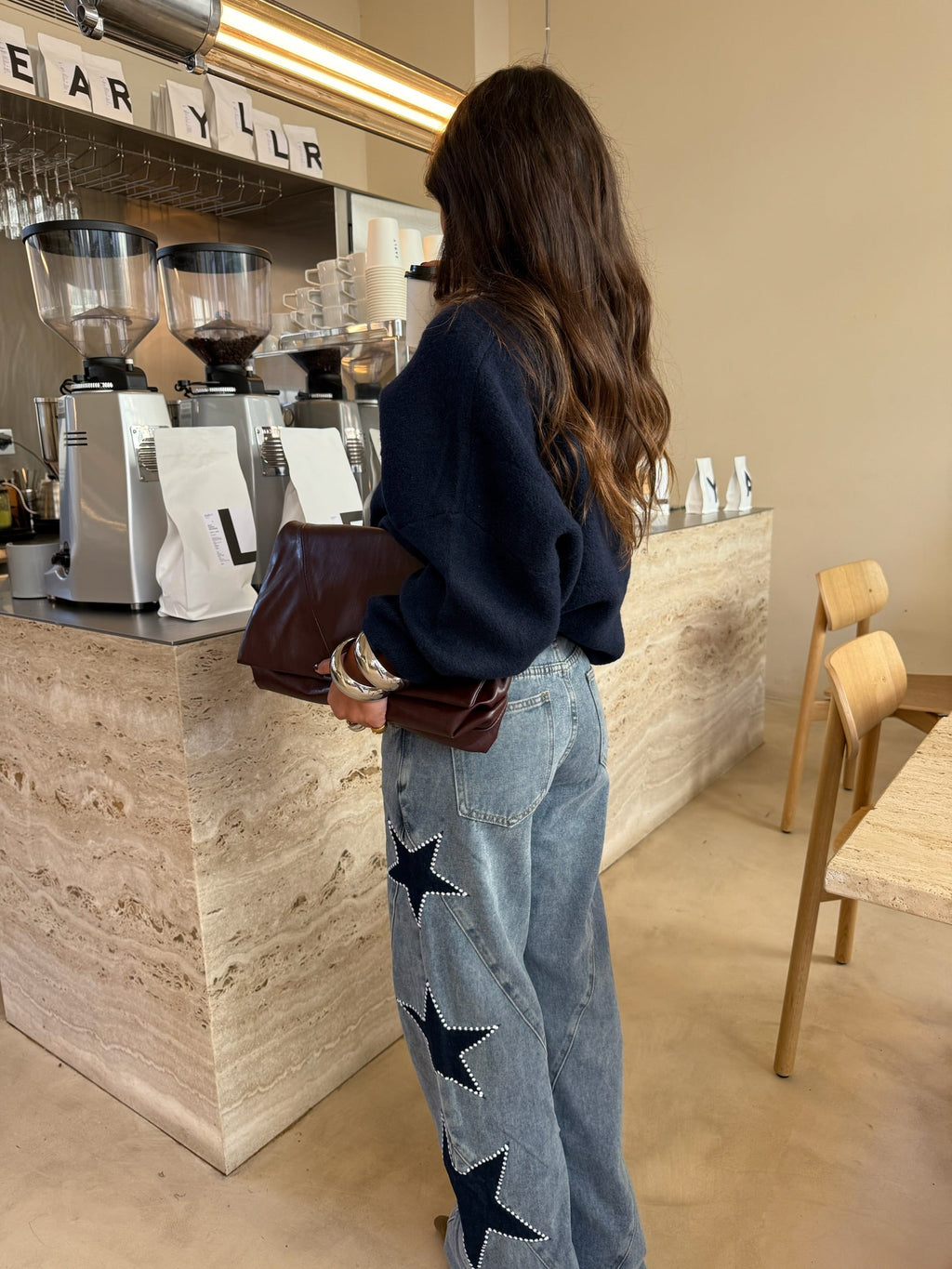 Vaqueros Denim con Estrellas Mujer | Star