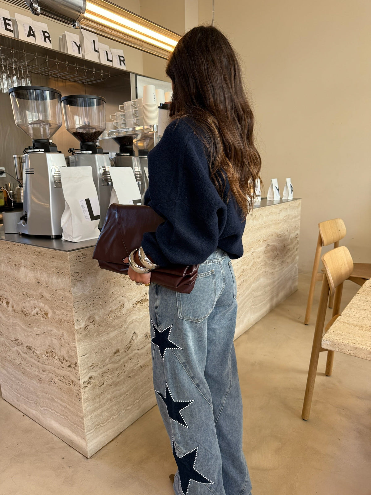 Vaqueros Denim con Estrellas Mujer | Star