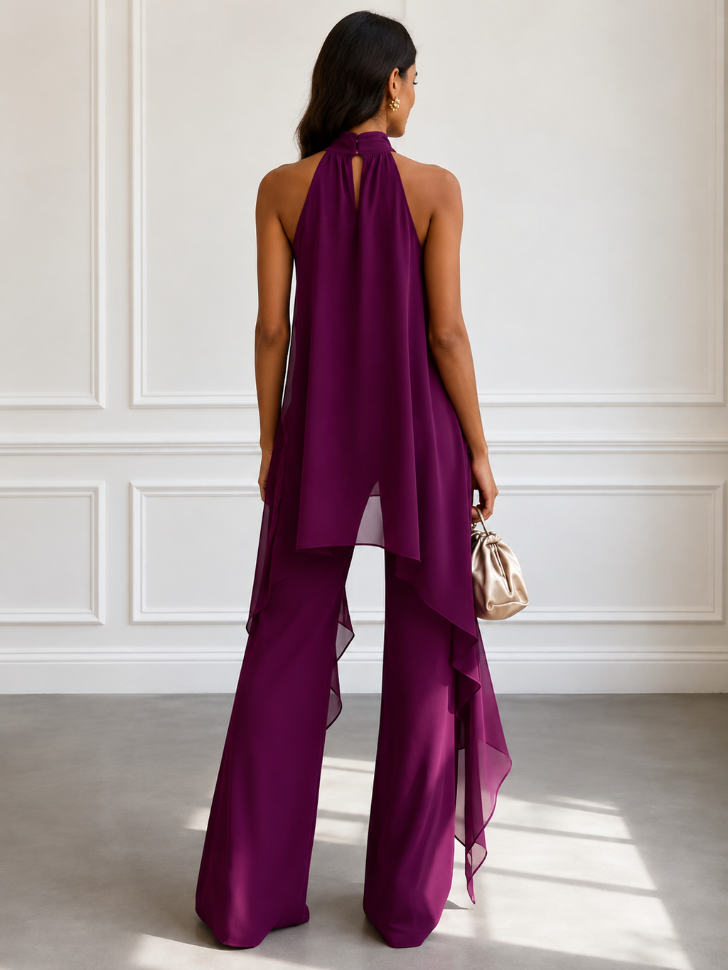 Conjunto de Palabra de Honor Ciruela para Mujer | Triana