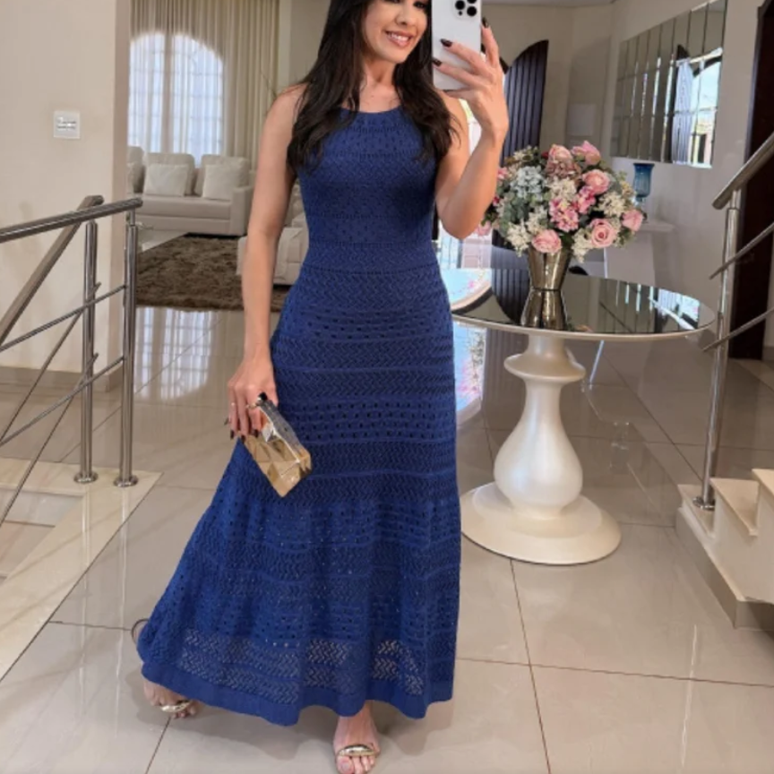 Robe longue invitée de mariage événements de prestige | Amparo