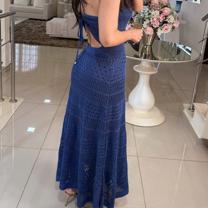 Vestido Maxi Invitada de Boda Eventos Premium  | Amparo