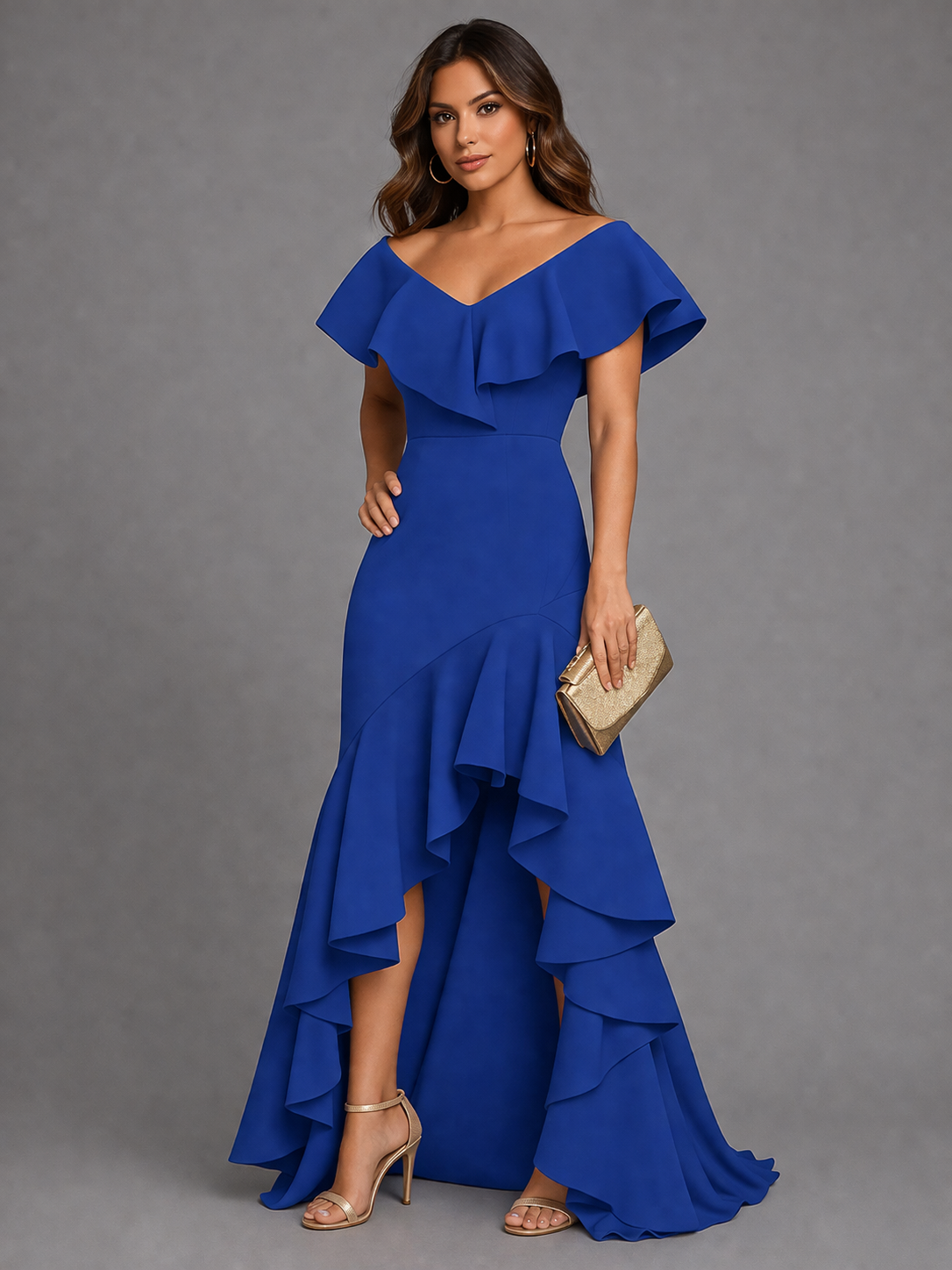 Vestido de Noche Elegante Mujer | Luna Cruz