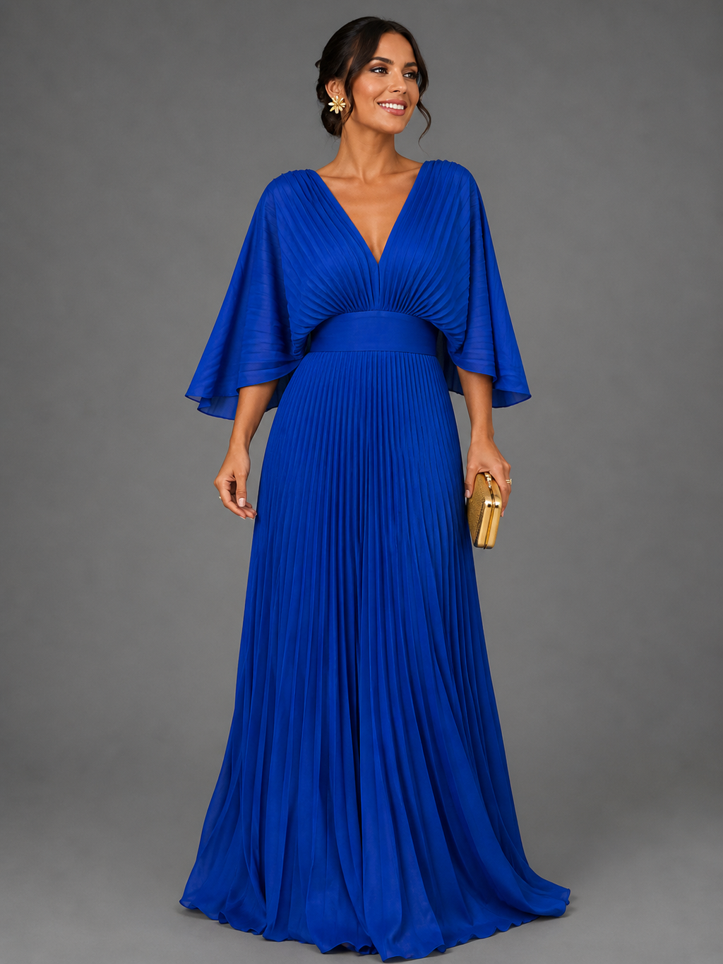 Vestido Clásico Elegante Mujer Invitada de Bodas | Luna Cruz