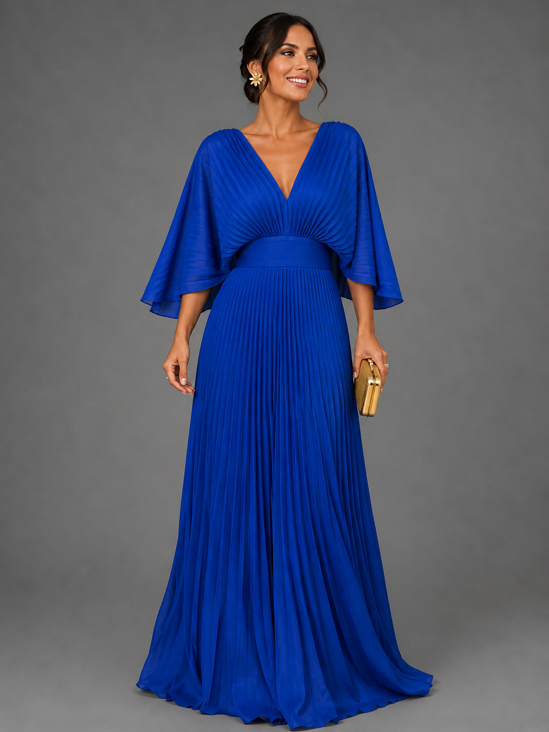 Vestido Clásico Elegante Mujer Invitada de Bodas | Luna Cruz