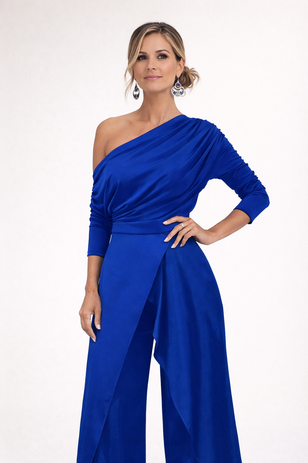 Mono Elegante Premium Mujer Asimetrico | Paula
