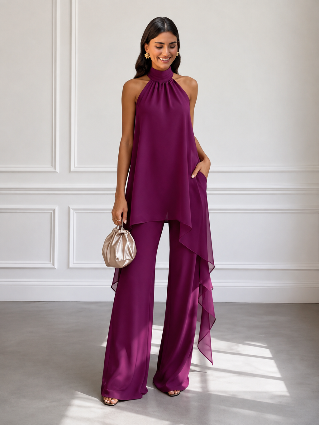 Conjunto de Palabra de Honor Ciruela para Mujer | Triana