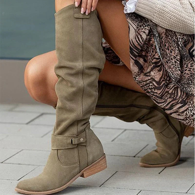 Botas de Ante Cómodas y Cálidas Elegantes | Elena