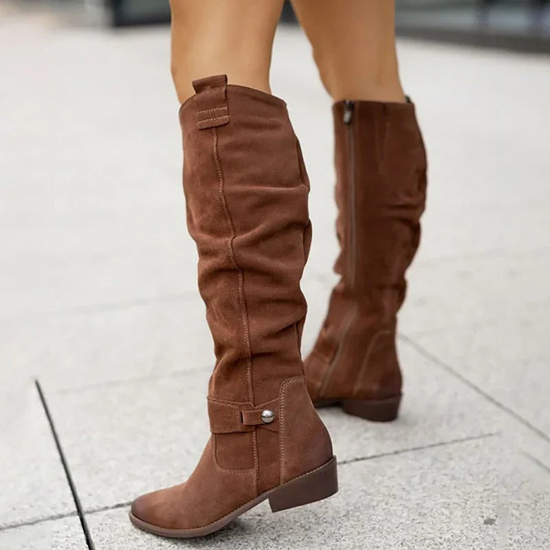 Botas de Ante Cómodas y Cálidas Elegantes | Elena