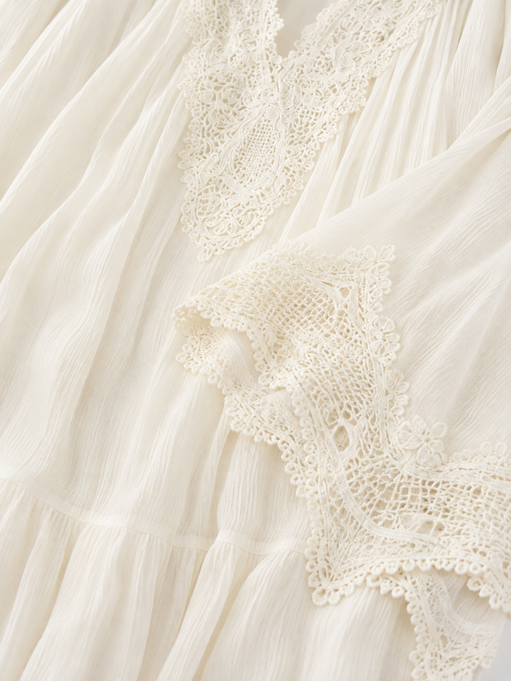 Vestido Ibicenco Largo Bohemio  Blanco para mujer | Brisas
