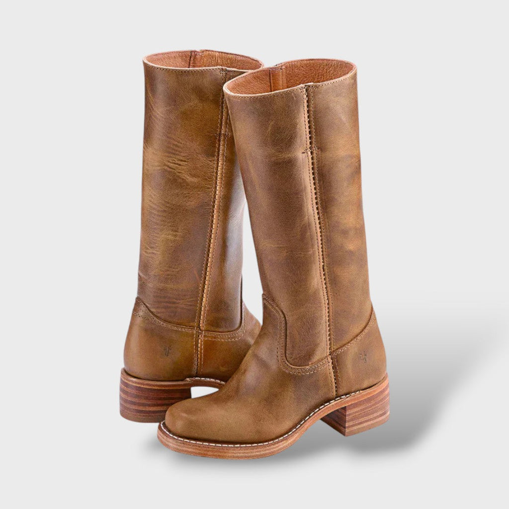 Botas Altas Elegantes Suela Estructurada Mujer | Luna Cruz
