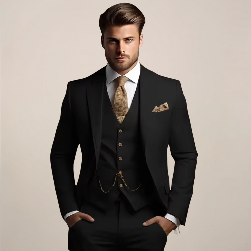 Traje Tres Piezas Boda Hombre Transpirable Primavera | Valmonti