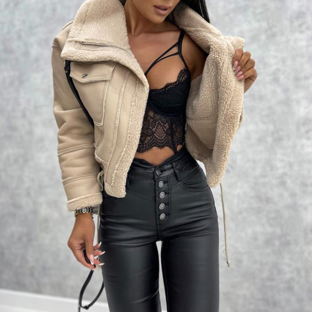 Chaqueta Entallada con Solapas | Andrea