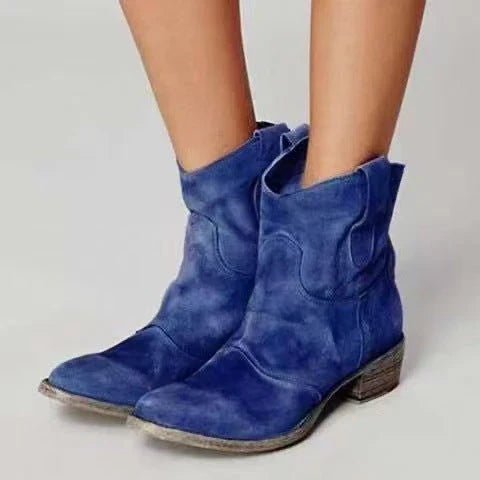 Botas Bajas de Ante Mujer Elegantes | Charlotte