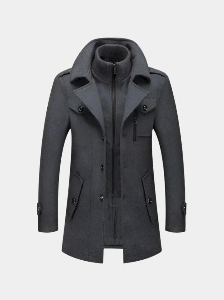 Manteau d'Hiver Homme Élégant Classique | Oliver™