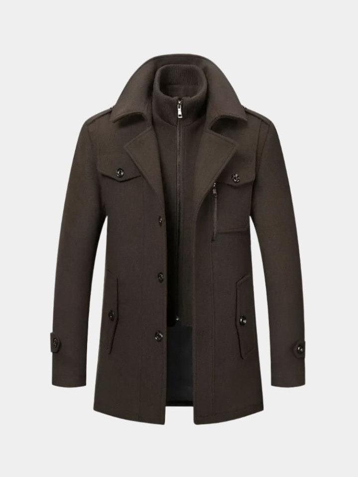 Manteau d'Hiver Homme Élégant Classique | Oliver™