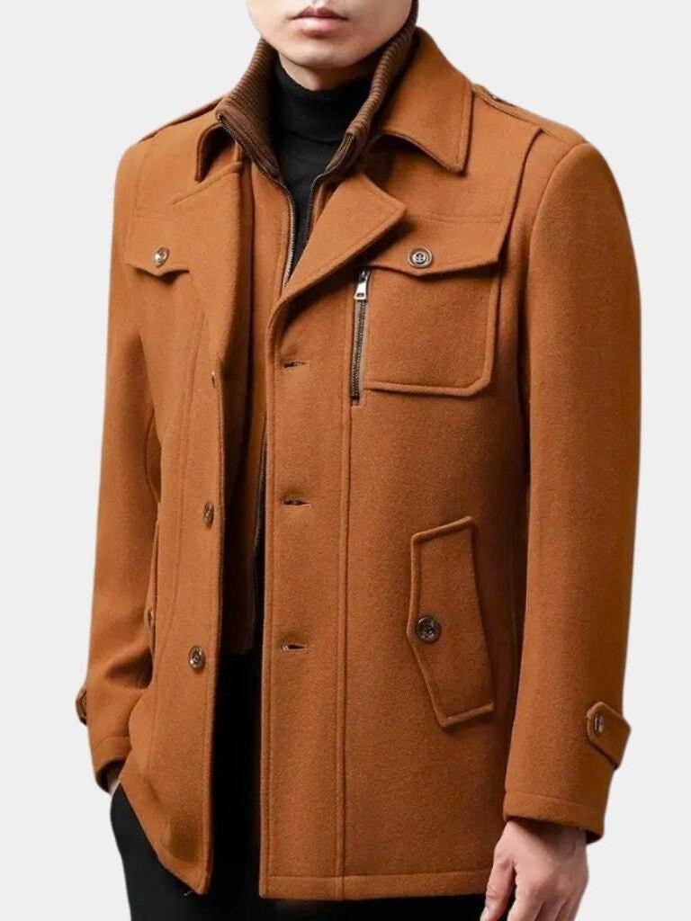 Abrigo de Invierno Hombre Elegante Clásico | Oliver™