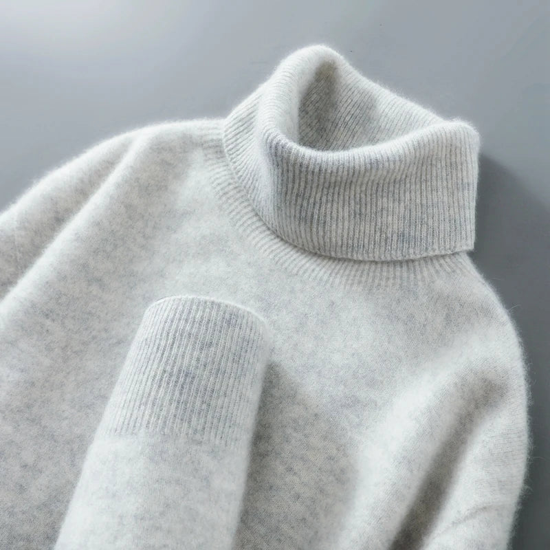 Jersey Cuello Alto Lana Relaxed Fit Mujer | Remy