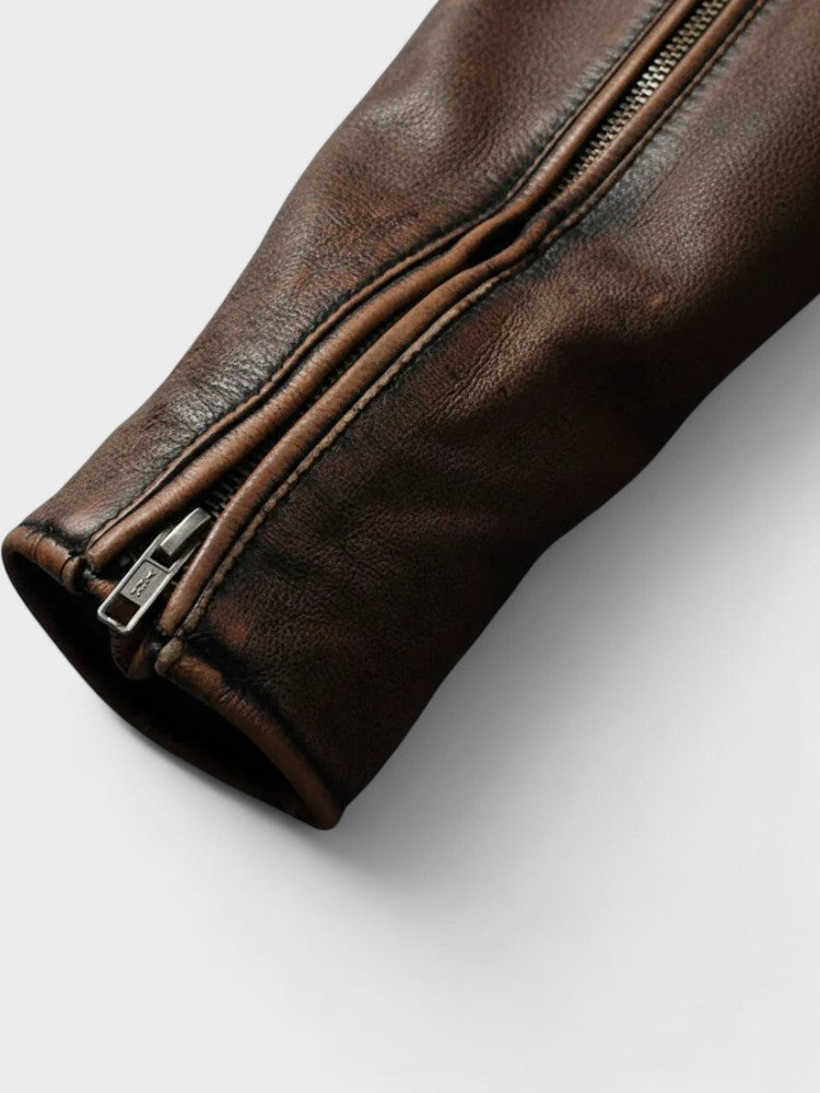 Chaqueta de Cuero Otoño Invierno Hombre | Troles