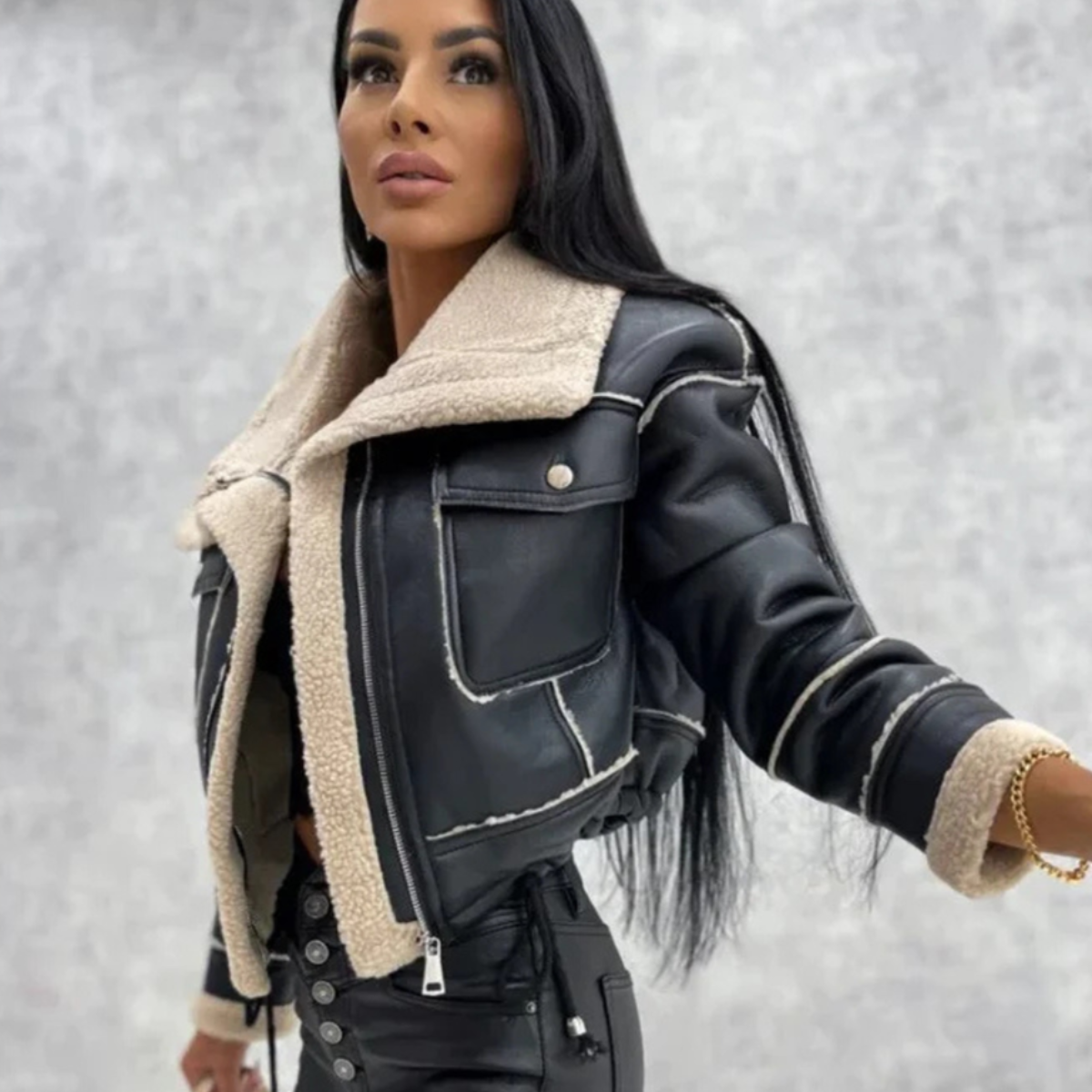 Chaqueta Entallada con Solapas | Andrea