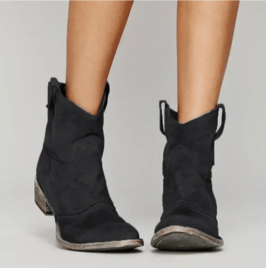 Botas Bajas de Ante Mujer Elegantes | Charlotte