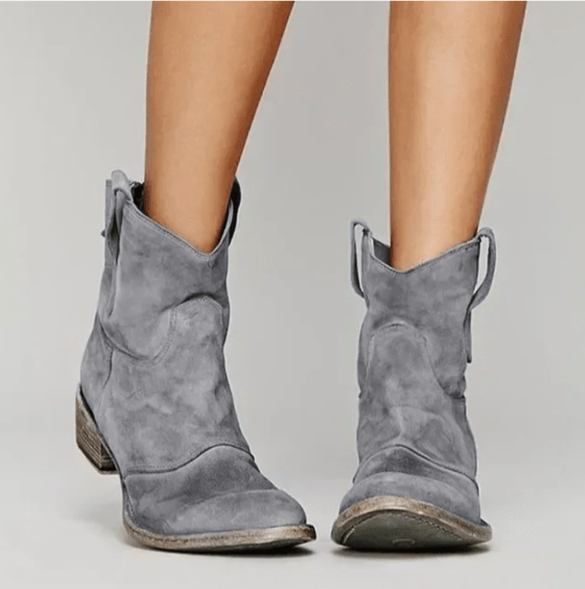 Bottes Basses en Daim Élégantes Femme | Charlotte