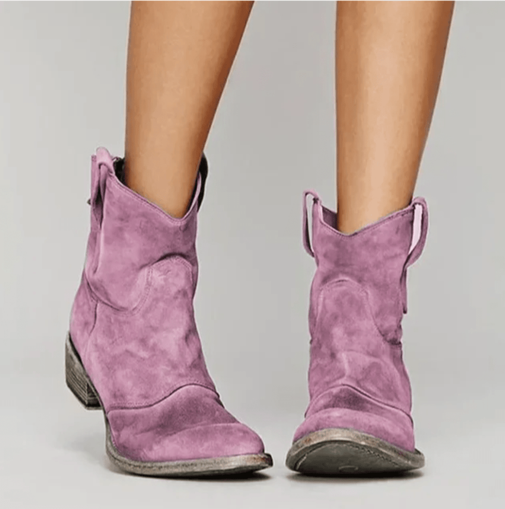 Botas Bajas de Ante Mujer Elegantes | Charlotte