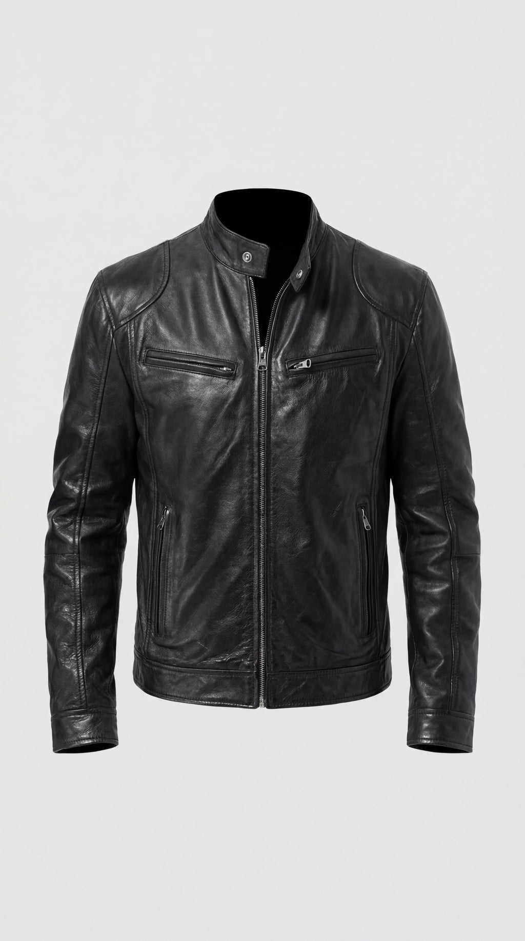 Chaqueta de Piel Hombre Elegante Otoño | Marc