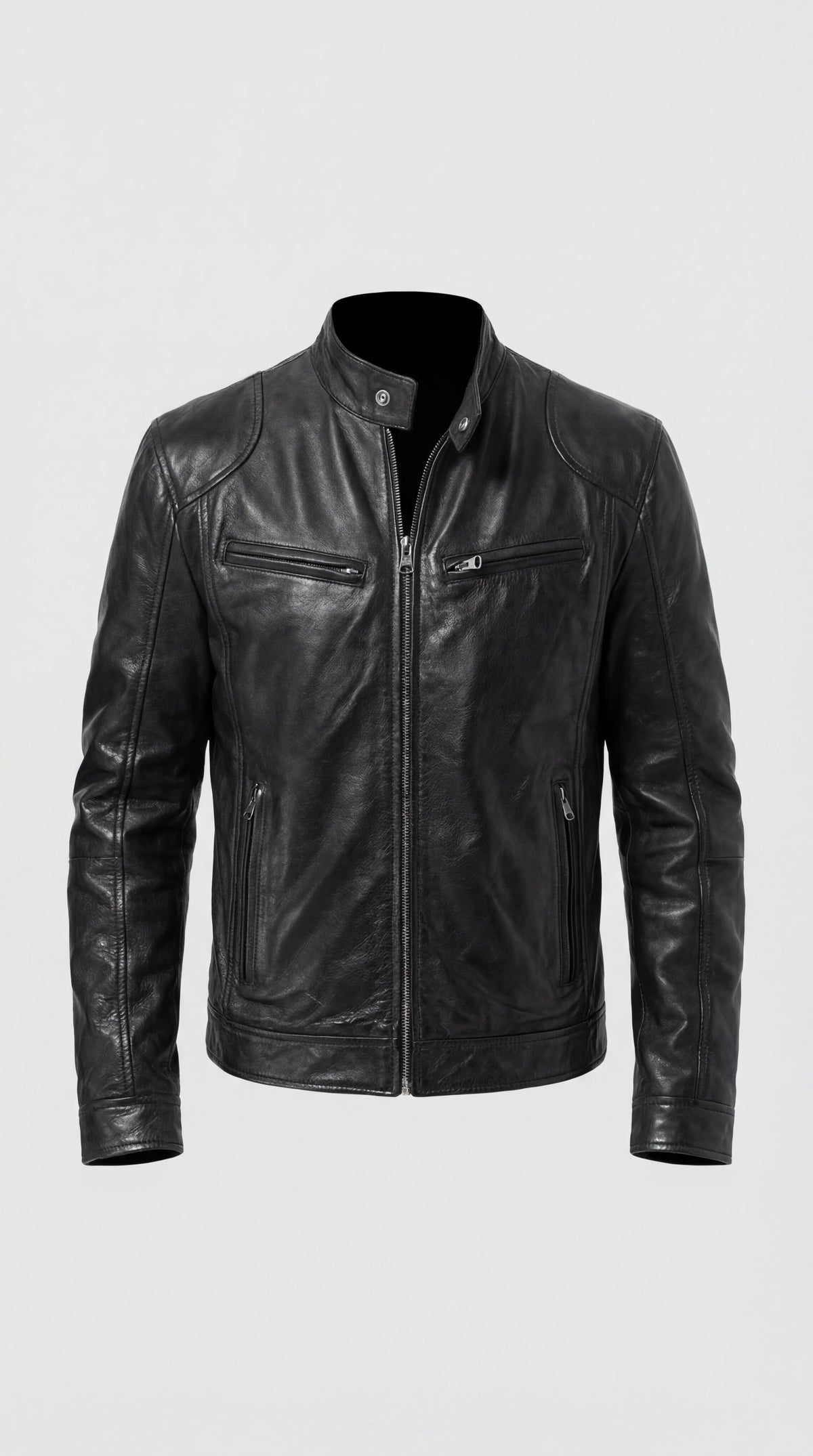 Chaqueta de Piel Hombre Elegante Otoño | Marc
