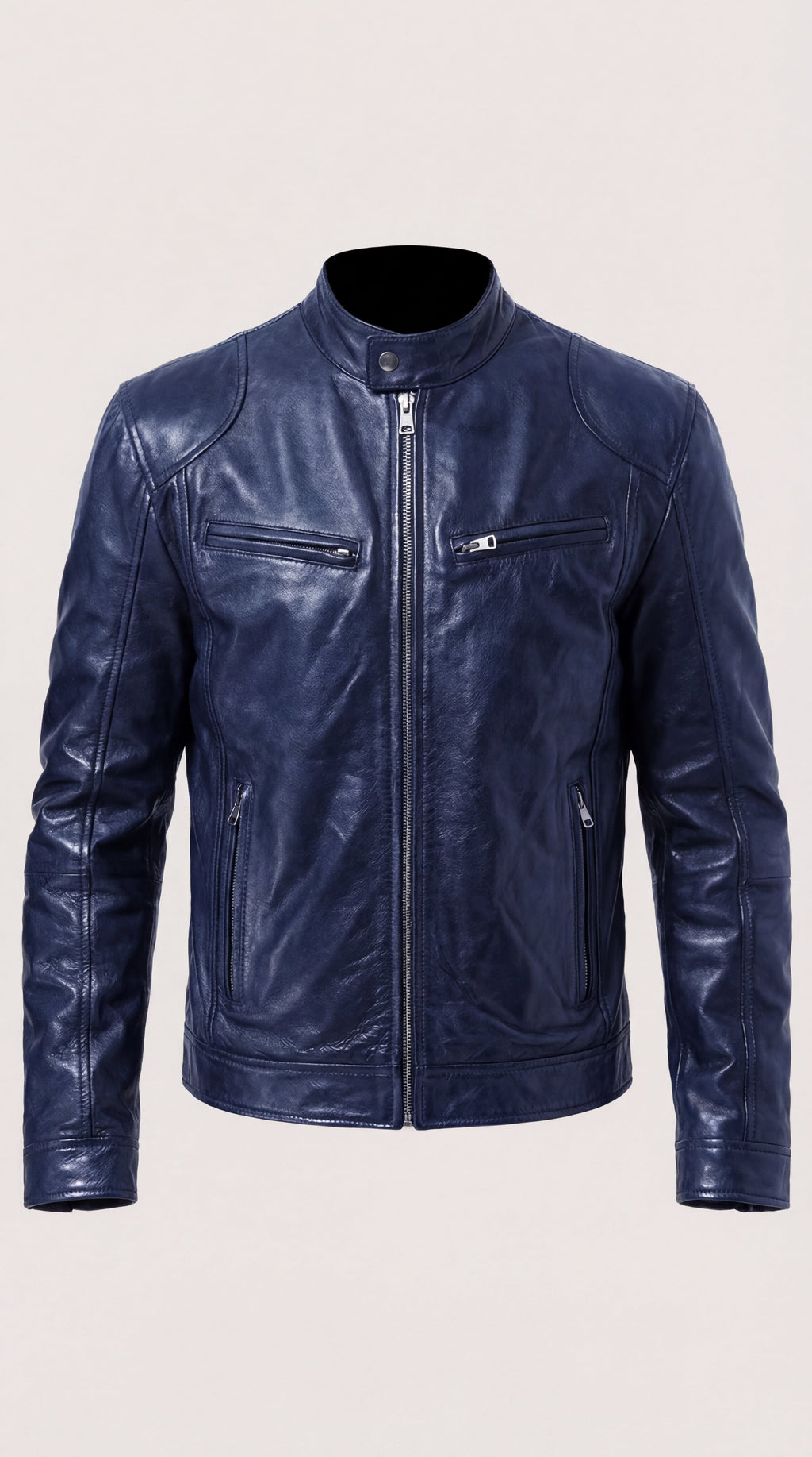 Chaqueta de Piel Hombre Elegante Otoño | Marc