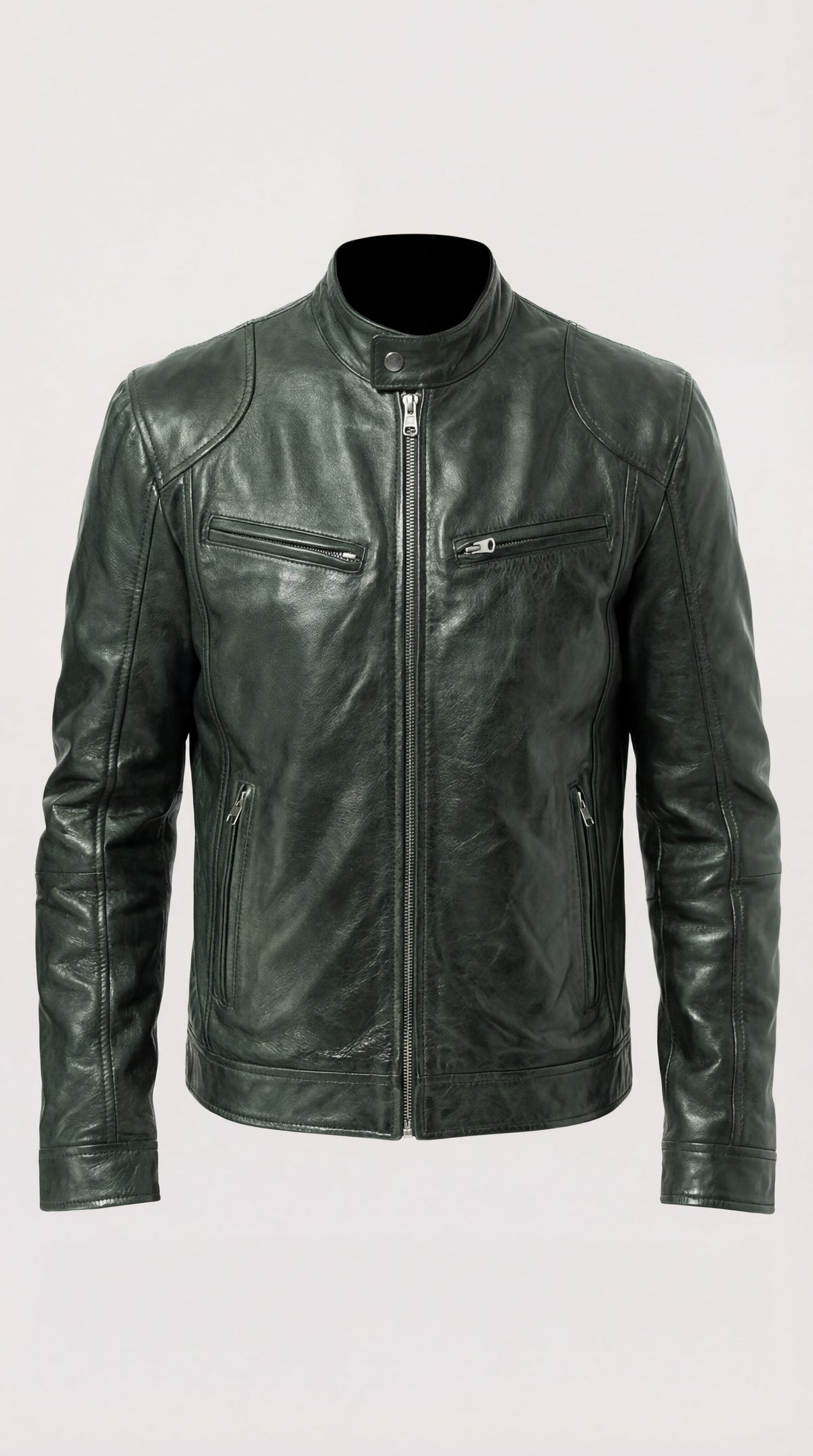 Chaqueta de Piel Hombre Elegante Otoño | Marc