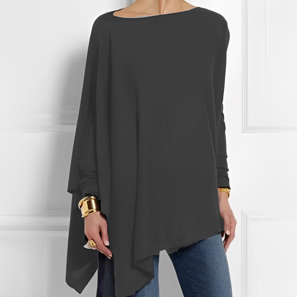 Blusa Manga Larga Holgada Mujer | Chaneta
